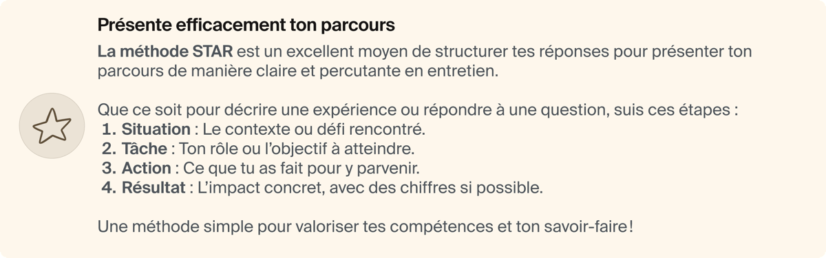 Conseils pour l’entretien screen (fin)